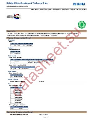 9809 060500 datasheet  